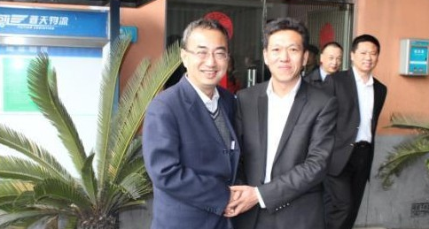 2014年4月10日 招商局物流李钟汉副总经理来我司考察